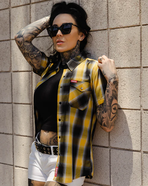 DIXXON WOMENS SENTINEL S/S BAMBOO SHIRT - ASSORTED