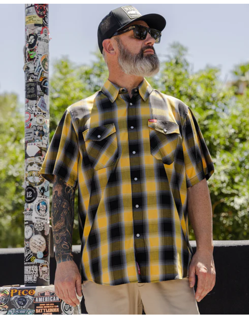 DIXXON MENS SENTINEL S/S BAMBOO SHIRT (ASSORTED)