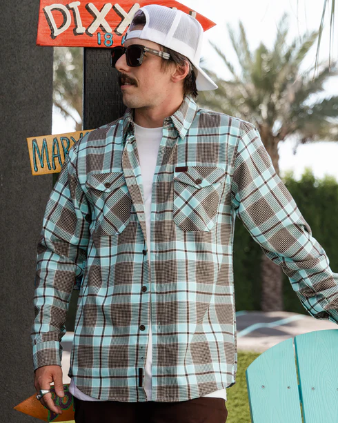 DIXXON MENS BORA BORA FLANNEL - ASSORTED