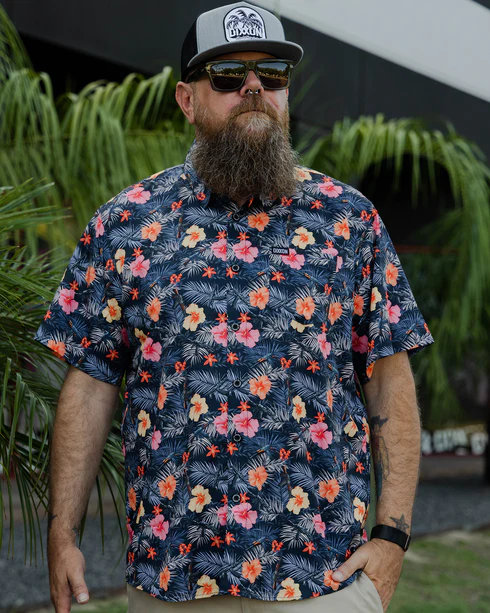 DIXXON MENS CHOPPER S/S PARTY SHIRT - ASSORTED