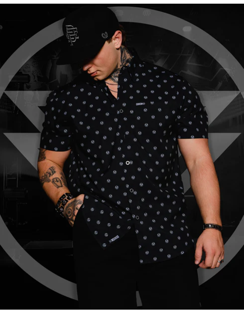 DIXXON MENS THE GHOST INSIDE S/S PARTY SHIRT (ASSORTED)