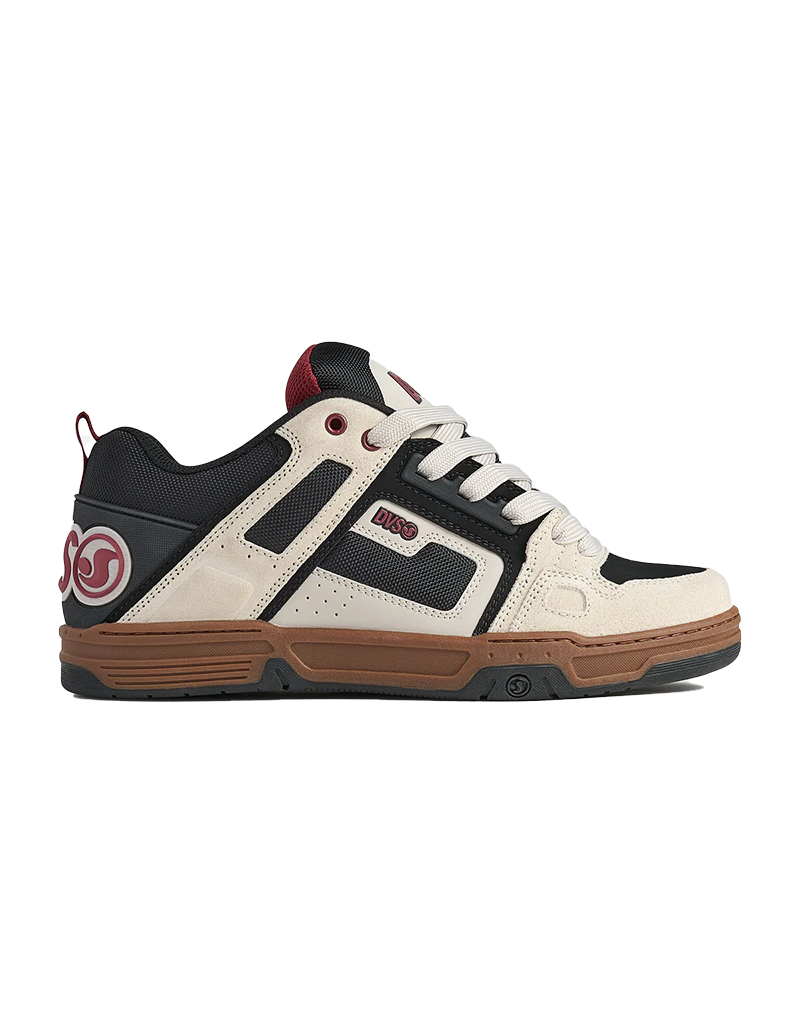 DVS COMANCHE (SILVER GREY BLACK RUBY WINE SUEDE)