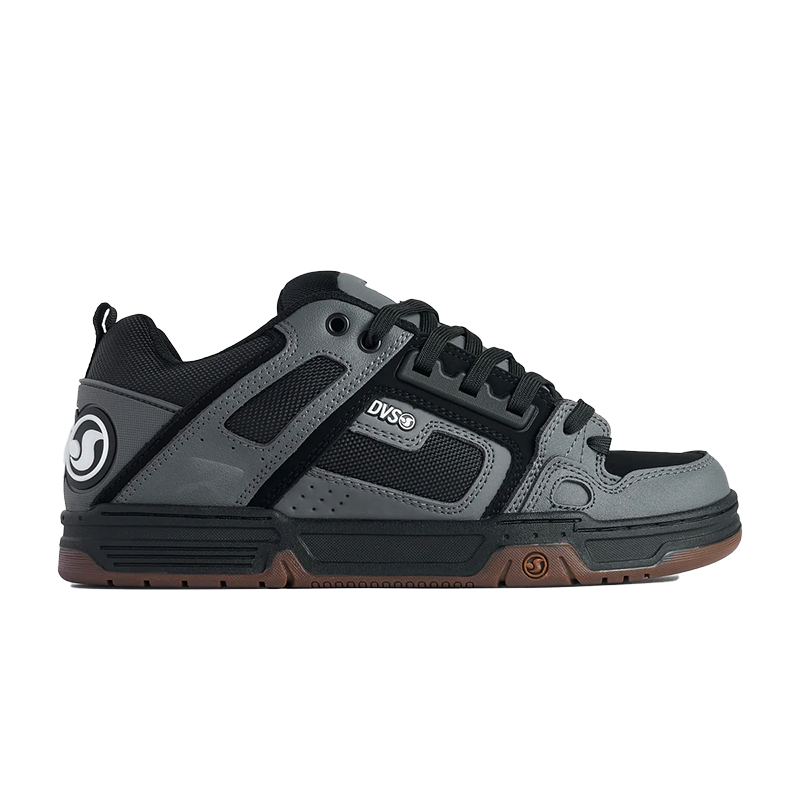 DVS COMANCHE - CHARCOAL BLACK WHITE LEATHER