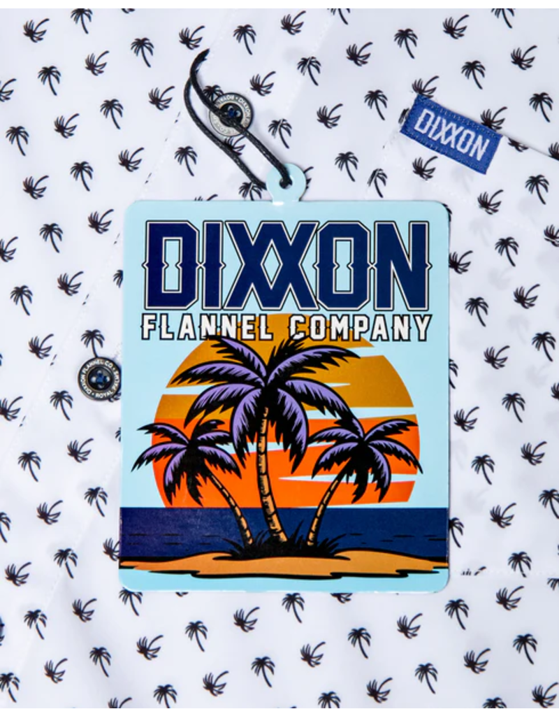 DIXXON MENS ROYAL PALMS PARTY SHIRT (ASSORTED)