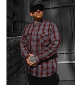 DIXXON MENS THE RAGE L/S BAMBOO SHIRT - ASSORTED