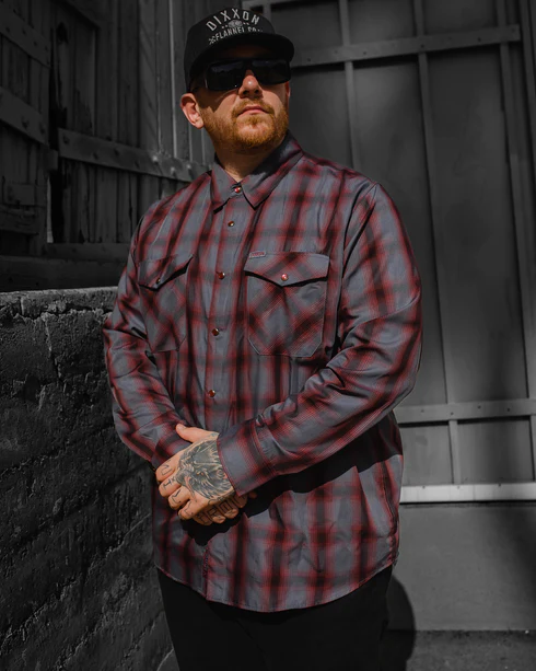 DIXXON MENS THE RAGE L/S BAMBOO SHIRT - ASSORTED