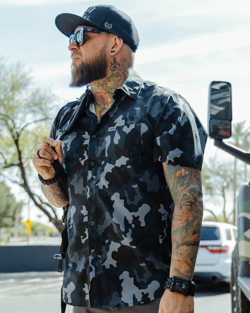 DIXXON MENS URBAN ASSAULT PARTY SHIRT - ASSORTED