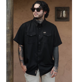 DIXXON MENS OUTLAW S/S FLANNEL SHIRT - ASSORTED