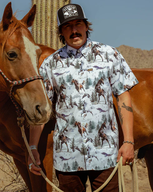 DIXXON MENS THE BRONCO PARTY SHIRT - ASSORTED
