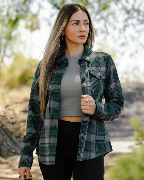 DIXXON WOMENS SMOKEY MOUNTAIN FLANNEL - ASSORTED