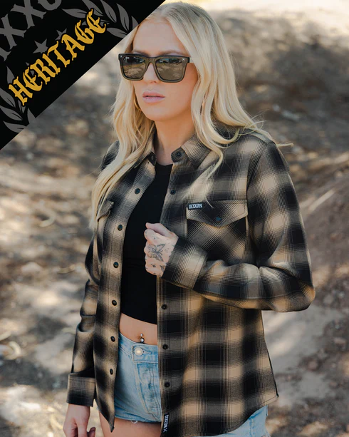 DIXXON WOMENS BARRIO HERITAGE FLANNEL - ASSORTED