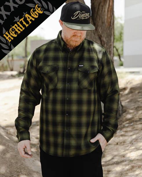 DIXXON MENS LONE WOLF HERITAGE FLANNEL - ASSORTED