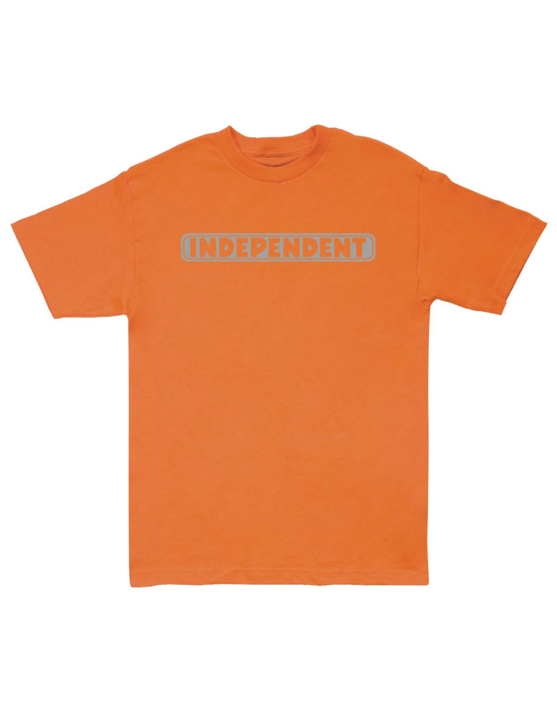 INDEPENDENT INDY BAR LOGO T-SHIRT (ORANGE/REFLECT)