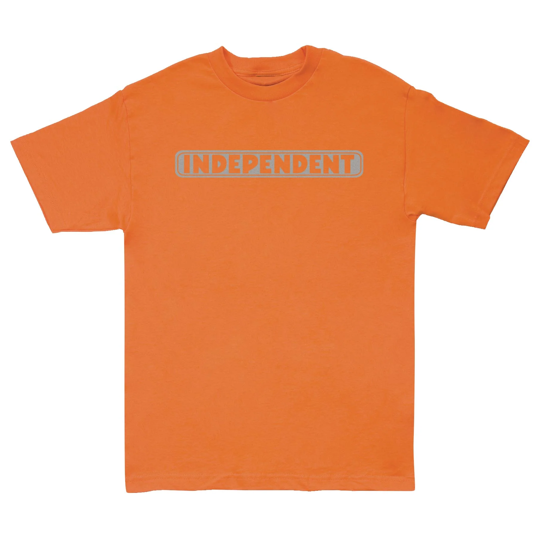 INDEPENDENT INDY BAR LOGO T-SHIRT - ORANGE/REFLECT
