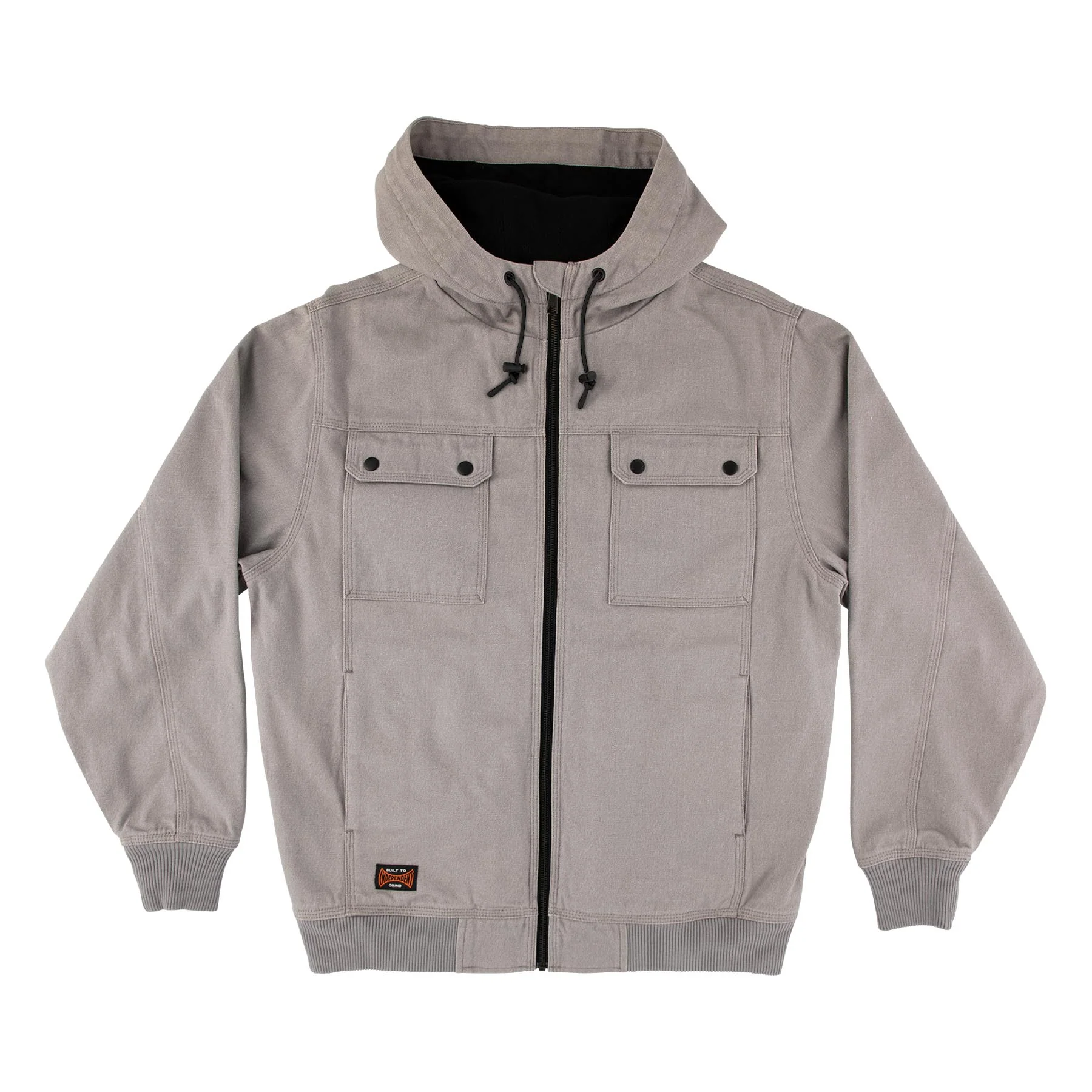 INDEPENDENT INDY BUILT TO GRIND WORK JACKET - CEMENT