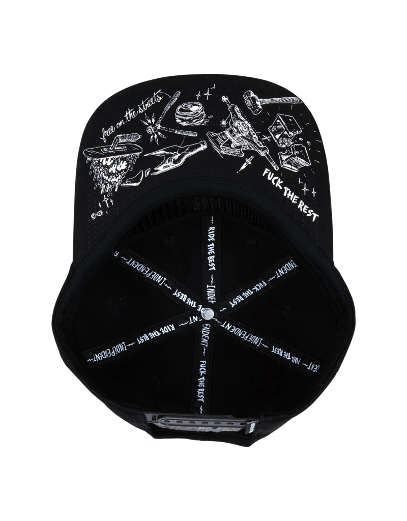 INDY BRATRUD NOTEBOOK SNAPBACK (BLACK)