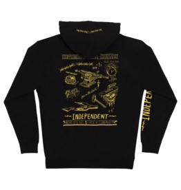 INDEPENDENT INDY BRATRUD NOTEBOOK ZIP HOODIE - BLACK