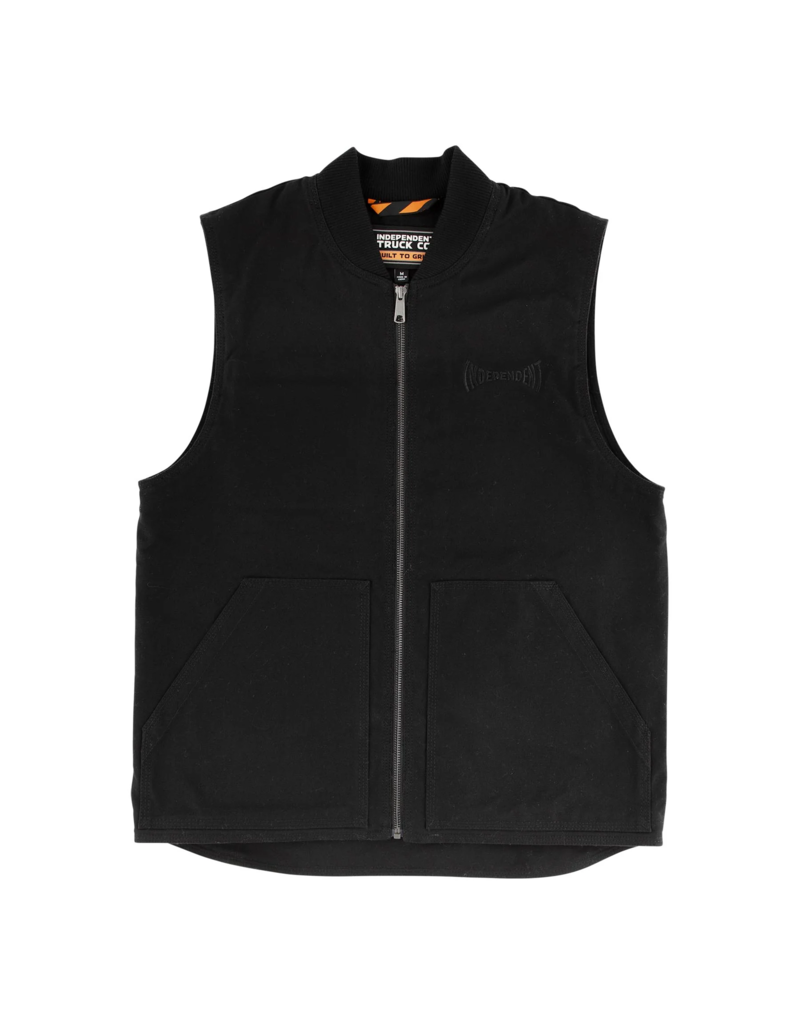 INDEPENDENT INDY BUILT TO GRIND WORK VEST (BLACK)