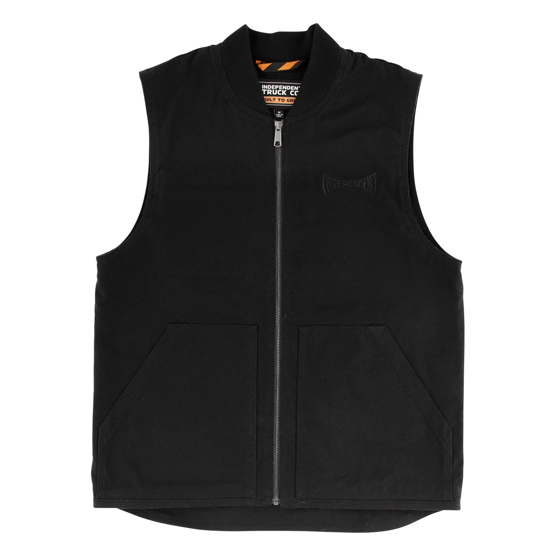 INDEPENDENT INDY BUILT TO GRIND WORK VEST - BLACK