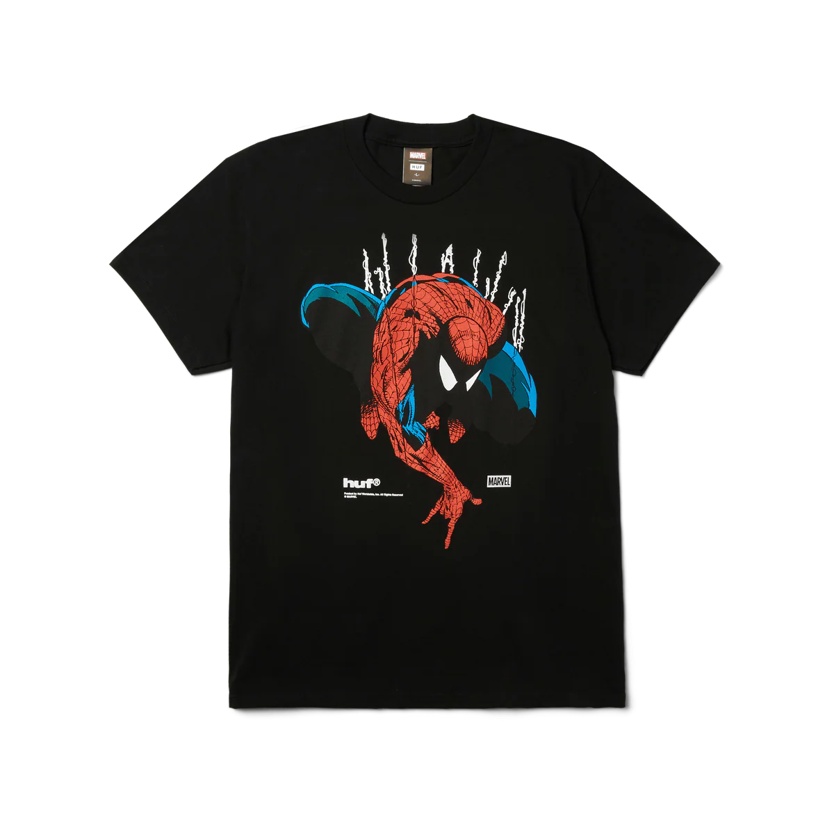 HUF HUF x SPIDERMAN PERCEPTIONS S/S TEE - BLACK