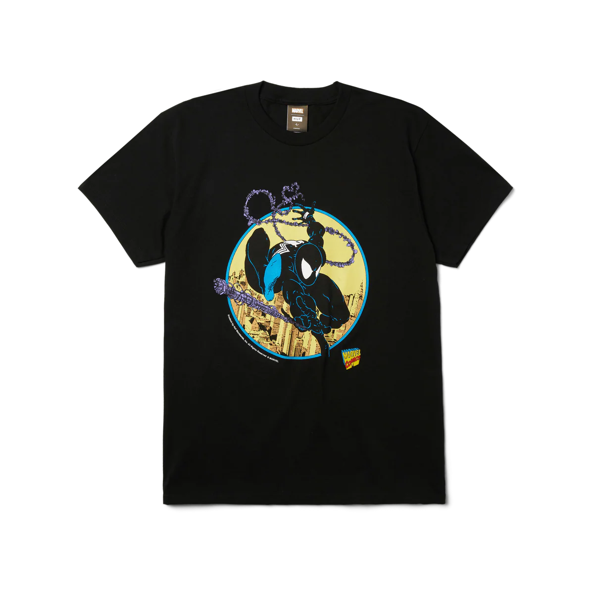 HUF HUF x SPIDERMAN THREE HUNDRED S/S TEE - BLACK