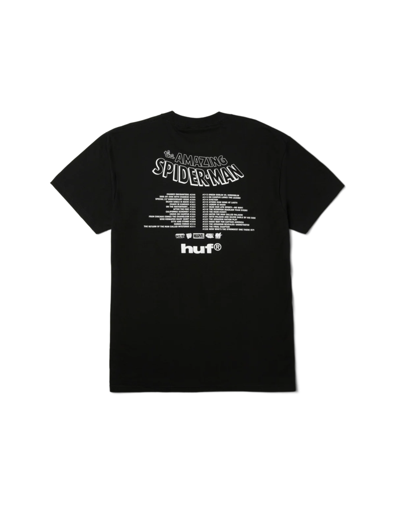 HUF HUF x SPIDERMAN THREE HUNDRED S/S TEE (BLACK)