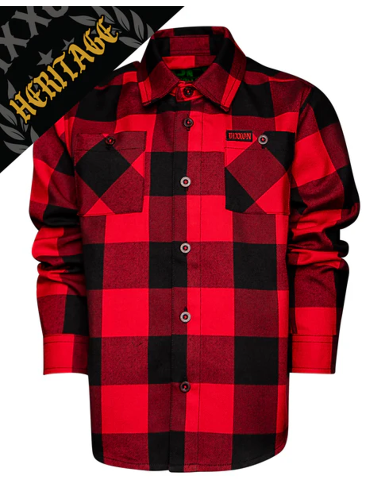 DIXXON YOUTH RED RUM HERITAGE FLANNEL (ASSORTED)