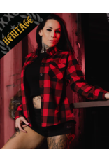 DIXXON WOMENS RED RUM HERITAGE FLANNEL (ASSORTED)