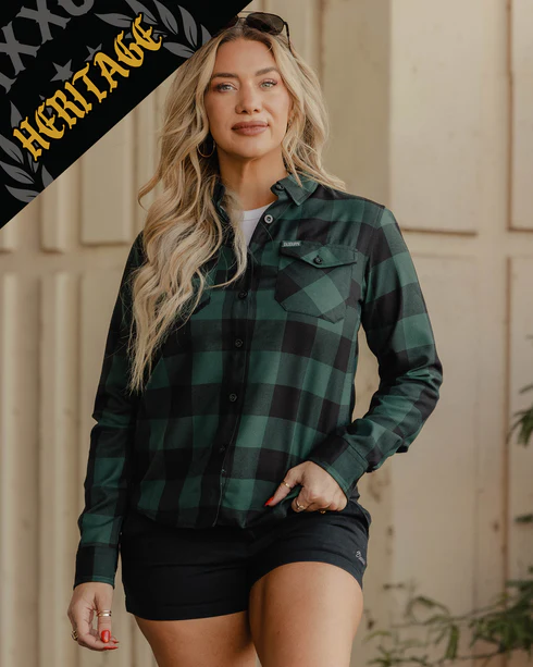 DIXXON WOMENS EVERGREEN HERITAGE FLANNEL - ASSORTED