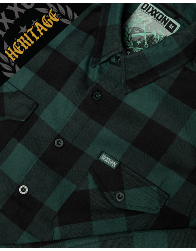 DIXXON MENS EVERGREEN HERTIAGE FLANNEL (ASSORTED)