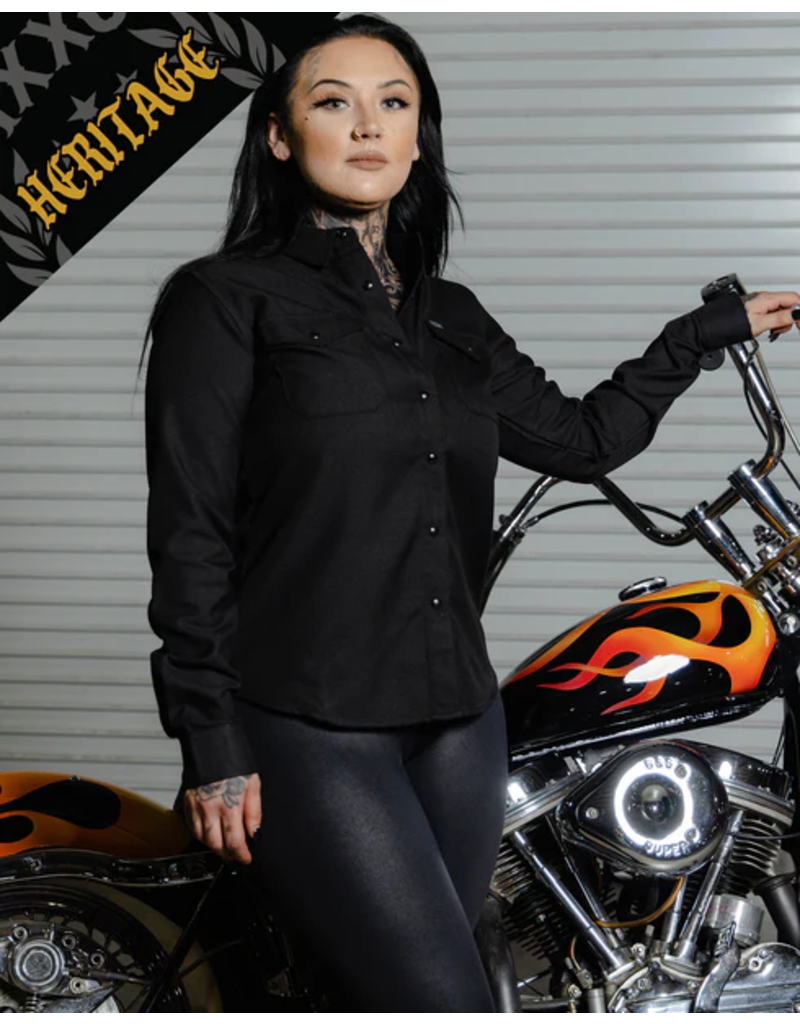 DIXXON WOMENS OUTLAW HERITAGE FLANNEL (ASSORTED)