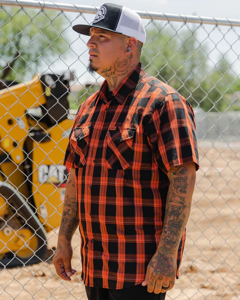 DIXXON MENS THE DOZER LONG SLEEVE BAMBOO SHIRT - ASSORTED