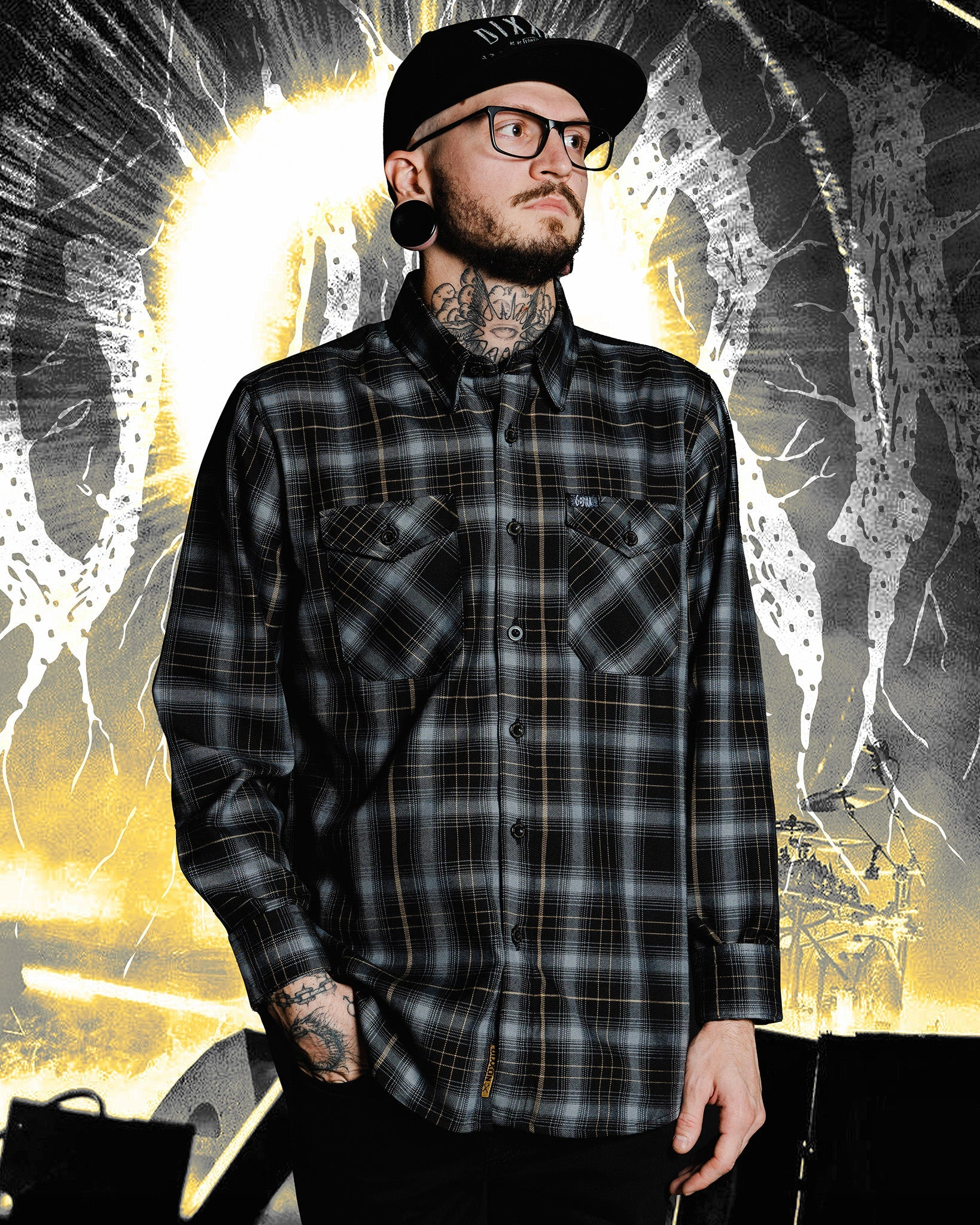 DIXXON MENS GOJIRA FLANNEL - ASSORTED