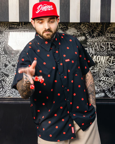 DIXXON MENS CEE-LO SS PARTY SHIRT - ASSORTED