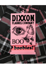 DIXXON MENS I HEART BOOBIES 2025 FLANNEL (ASSORTED)