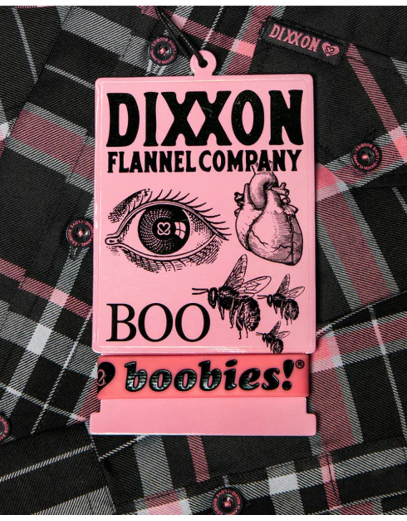 DIXXON MENS I HEART BOOBIES 2025 FLANNEL (ASSORTED)