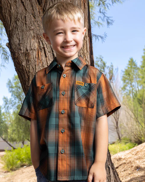 DIXXON YOUTH TYLER S/S BAMBOO SHIRT - ASSORTED