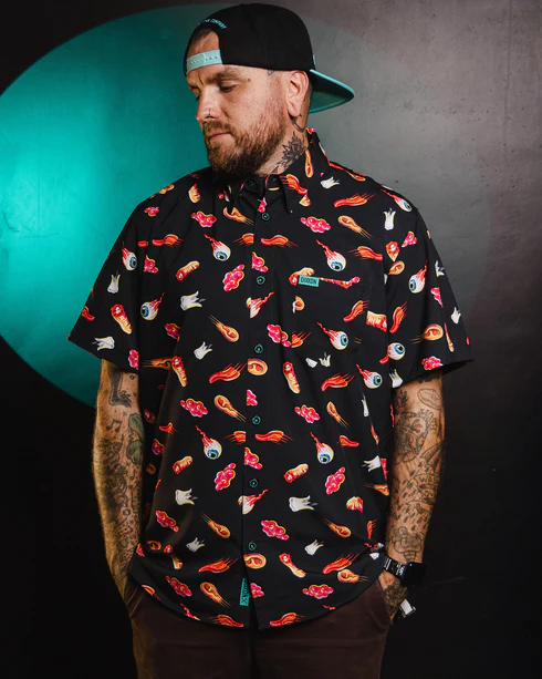 DIXXON MENS BETTER LOVERS S/S PARTY SHIRT - ASSORTED