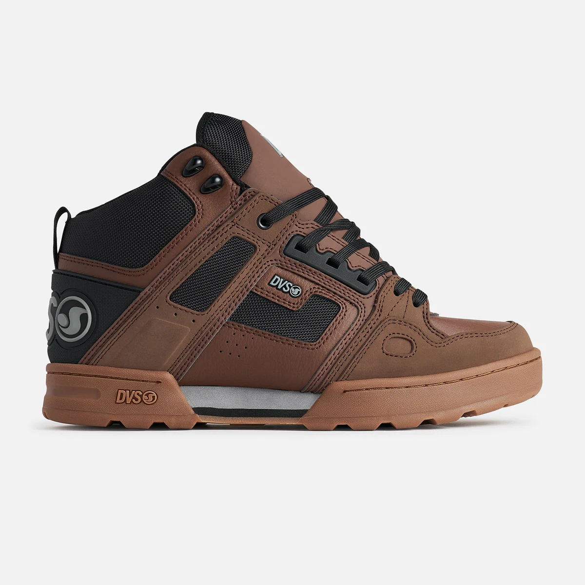 DVS COMANCHE BOOT - BROWN BLACK GUM NUBUCK