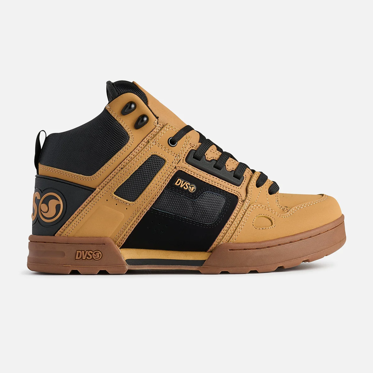 DVS COMANCHE BOOT - CHAMOIS BLACK GUM NUBUCK