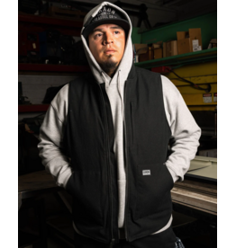 DIXXON MENS TRADESMAN WORK VEST - BLACK