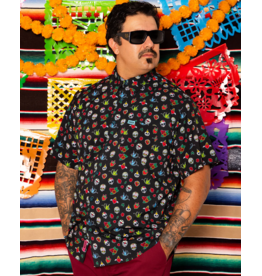 DIXXON MENS LOS MUERTOS PARTY SHIRT - ASSORTED