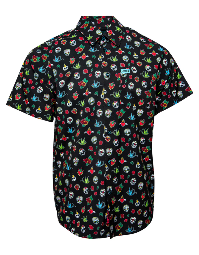 DIXXON MENS LOS MUERTOS PARTY SHIRT (ASSORTED)