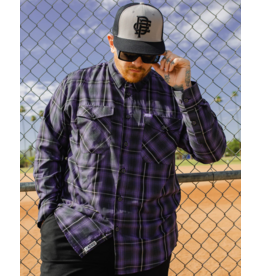 DIXXON MENS BIG LEAGUE L/S BAMBOO SHIRT - ASSORTED