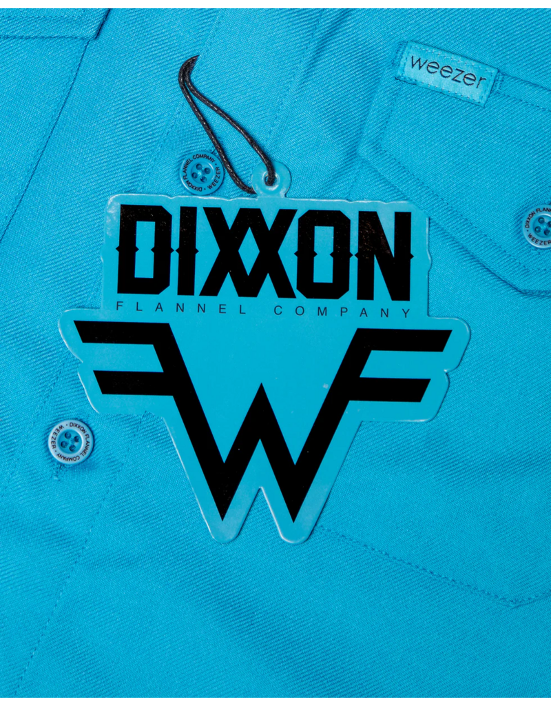 DIXXON MENS WEEZER BLUE ALBUM FLANNEL (BLUE)