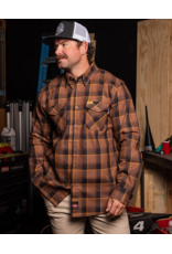 DIXXON MENS YARNELL FR FLANNEL (BROWN)