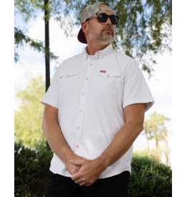 DIXXON MENS OUTDOORSMAN S/S SHIRT - WHITE