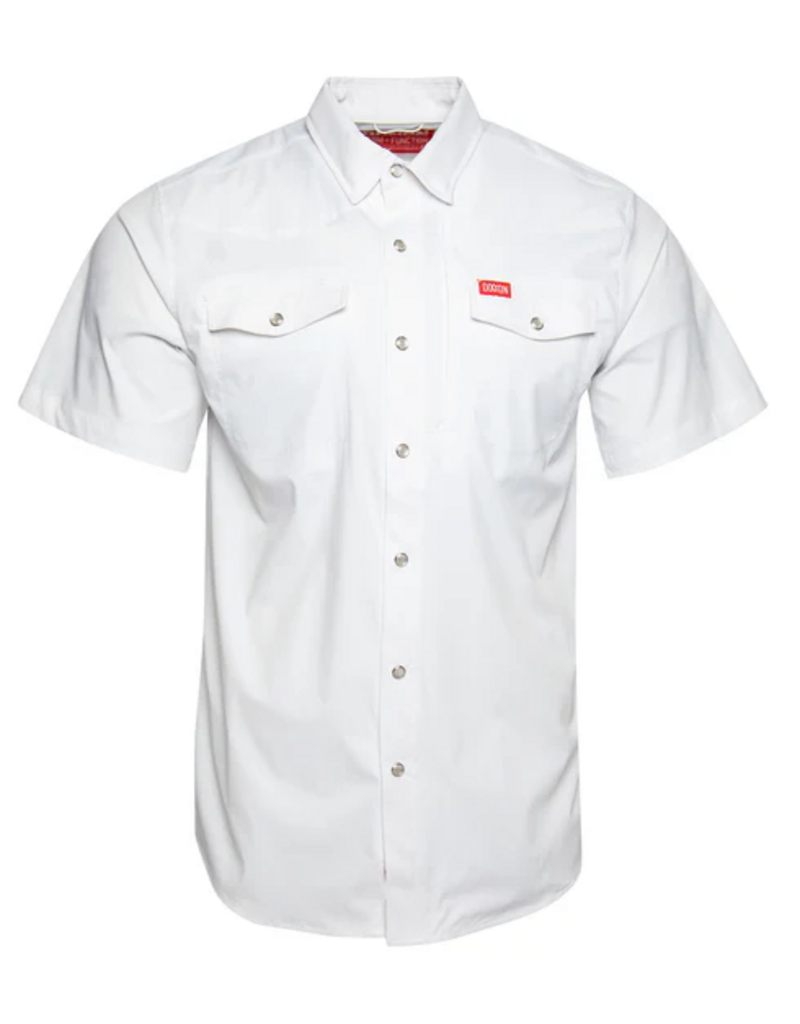 DIXXON MENS OUTDOORSMAN S/S SHIRT (WHITE)