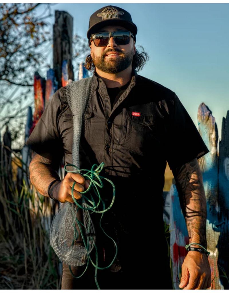 DIXXON MENS OUTDOORSMAN S/S SHIRT (BLACK)