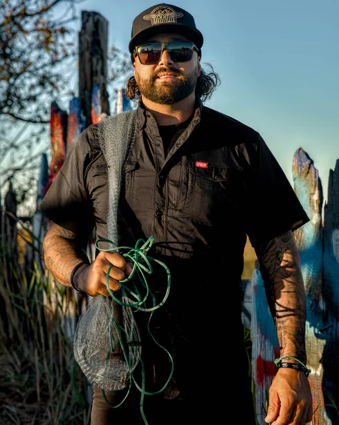 DIXXON MENS OUTDOORSMAN S/S SHIRT - BLACK